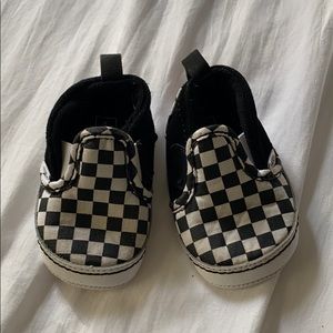 Infant Velcro checkered vans